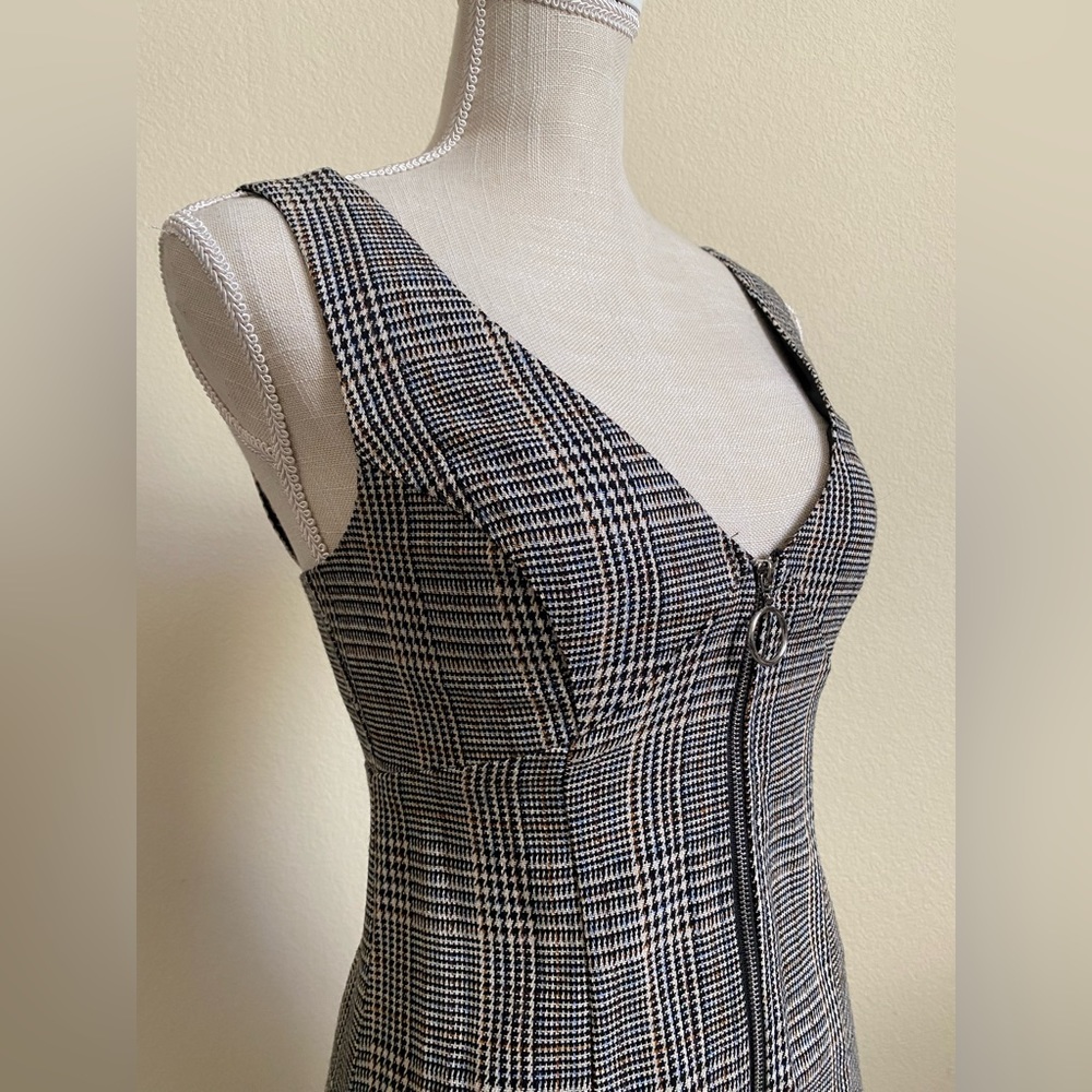 F21 Plaid Mini Dress